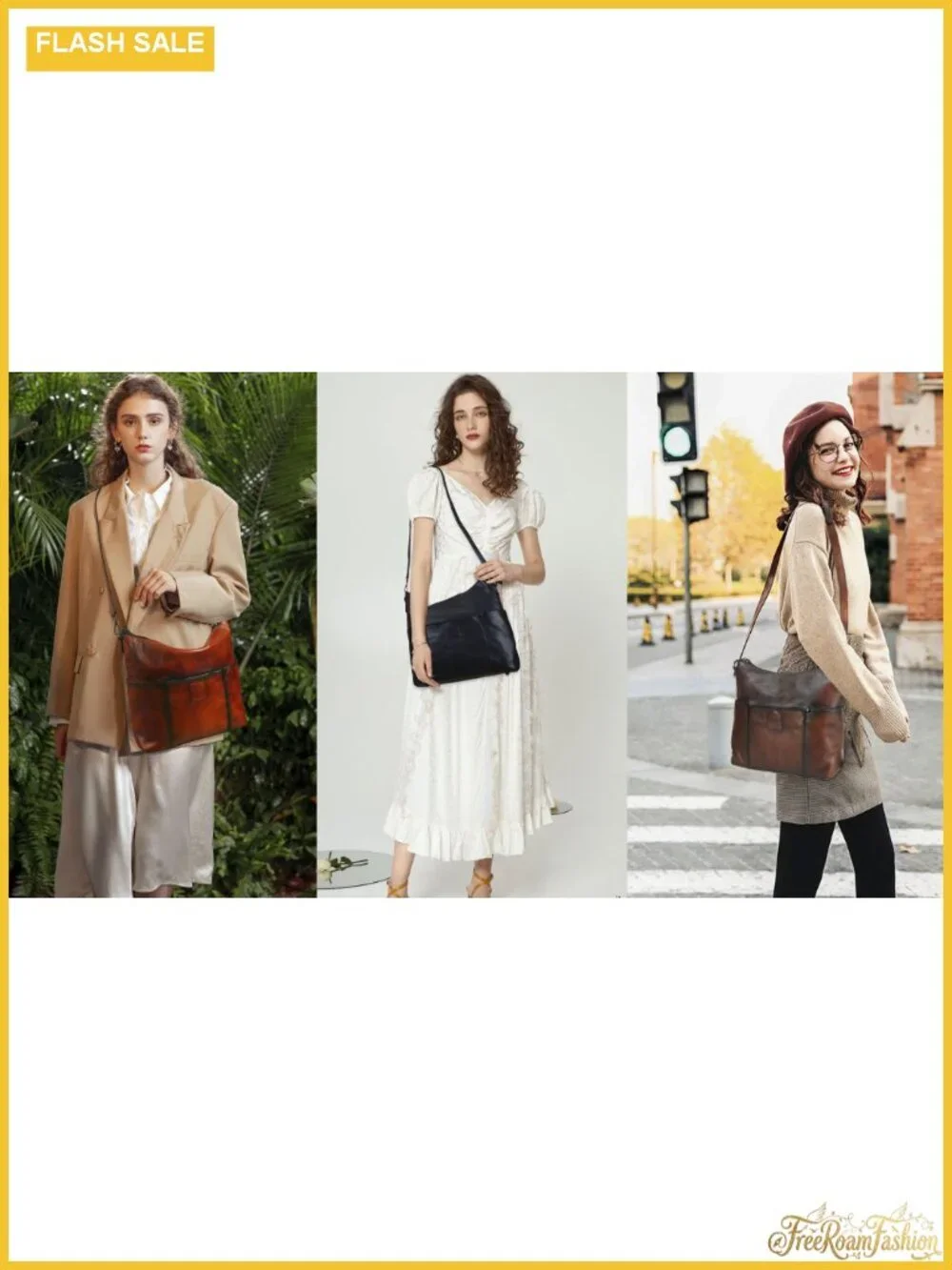 Genuine Leather Hobo Bag Crossbody Shoulder Purse Handbag